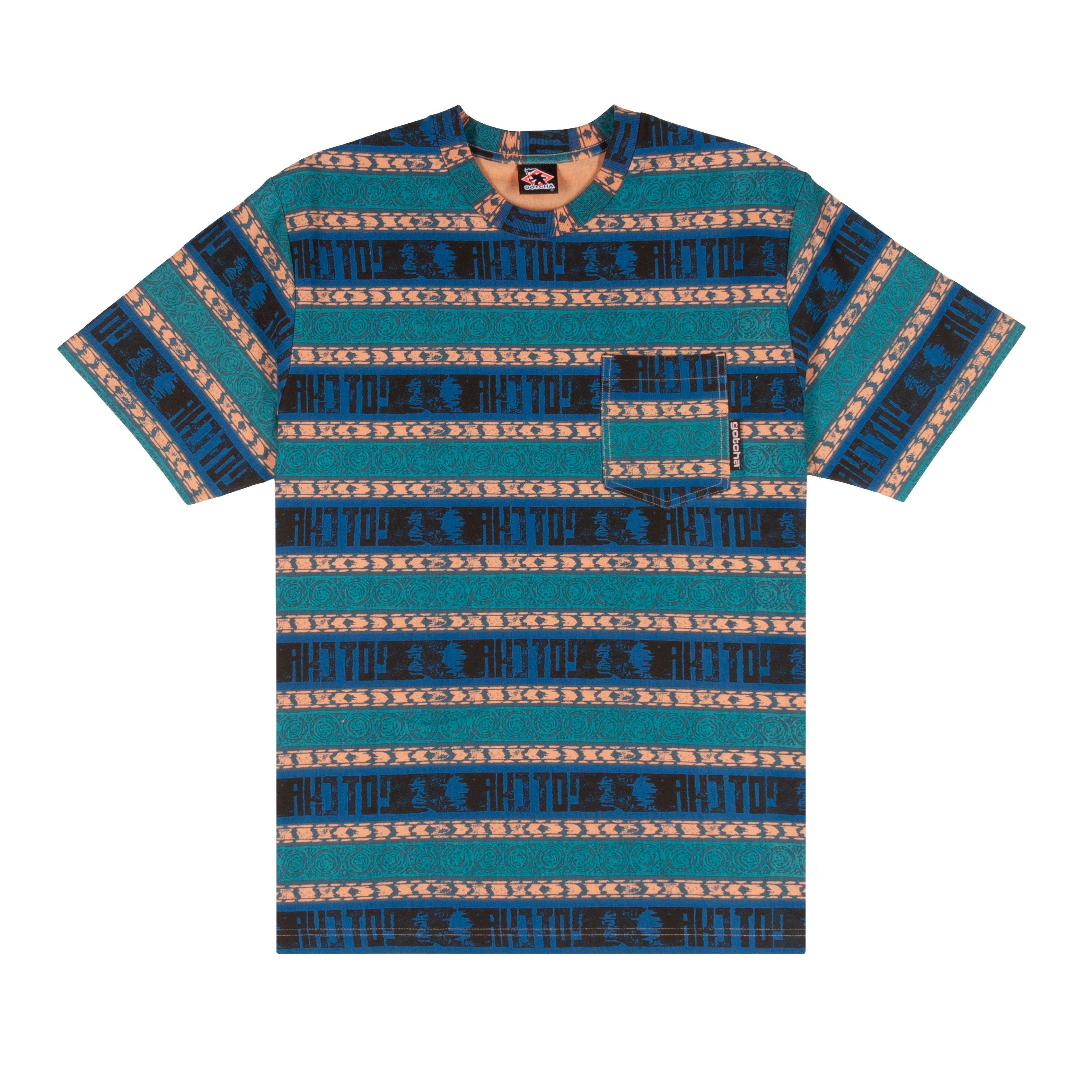 【archive】90s 2tone knit color line shirt Y2K Striped knit short sleeve shirt Very colorful | Depop